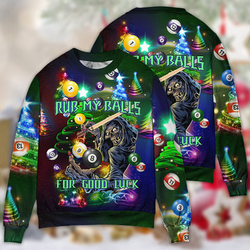 Billiard Rub My Ball For Christmas 3D All Over Print | Adult | HP3128