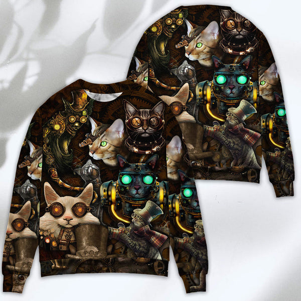 Cat Steampunk Art Steal Heart 3D All Over Print | Adult | HP3085