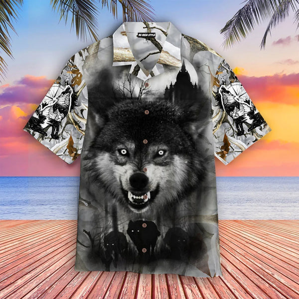 Hunting Wolf Hawaiian Shirt | HW3539