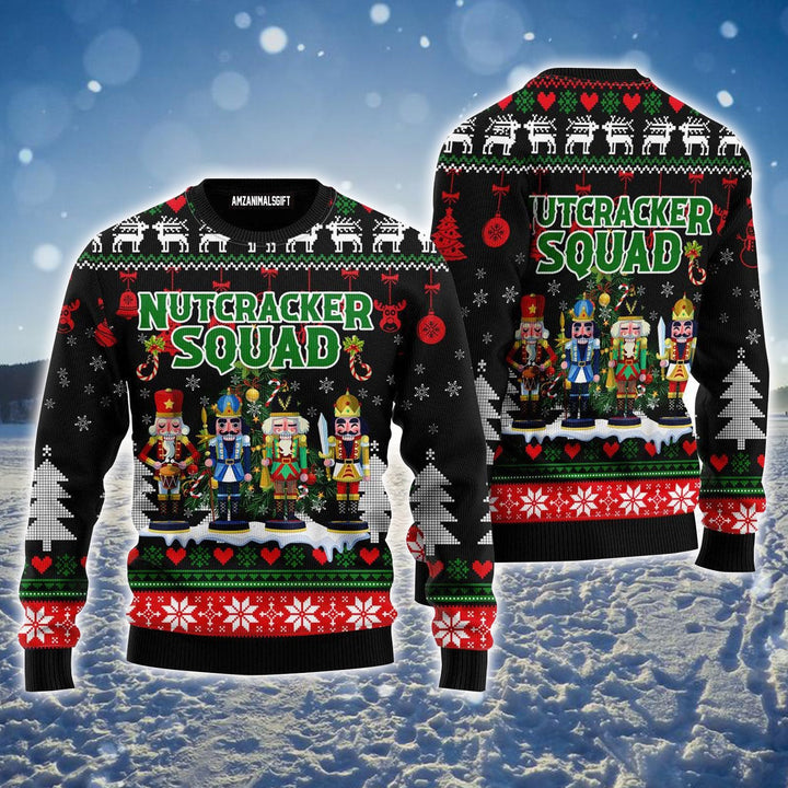 Nutcracker Squad Ugly Sweater For Men & Women, Perfect Outfit For Christmas New Year Autumn Winter