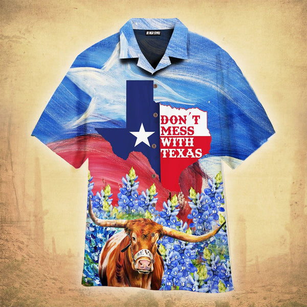 Don't Mess With Texas Hawaiian Shirt | HW3458