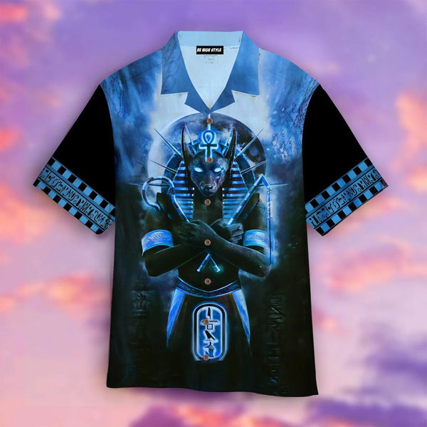 Anubis Blue Hawaiian Shirt | HW3547