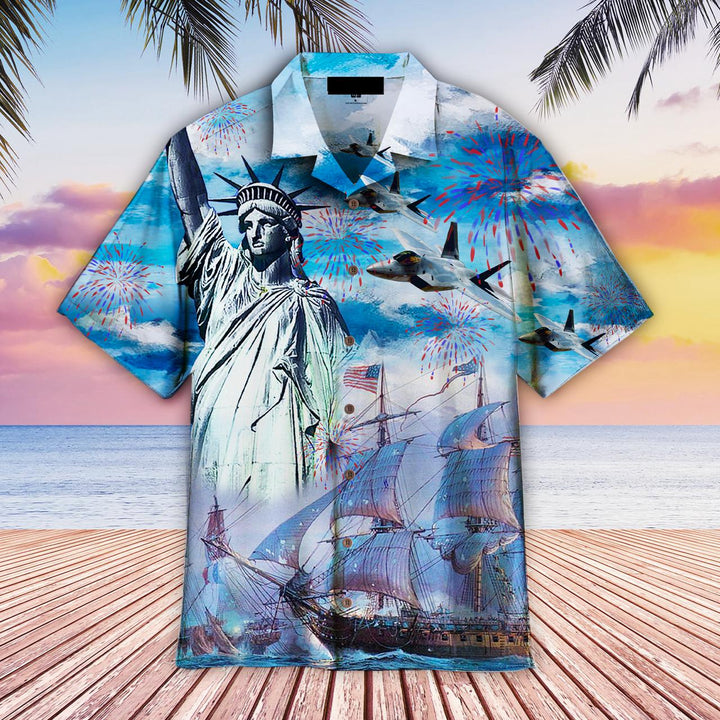 4th July US Independence Day Hawaiian Shirt | For Men & Women | HW2174-BehighStyle