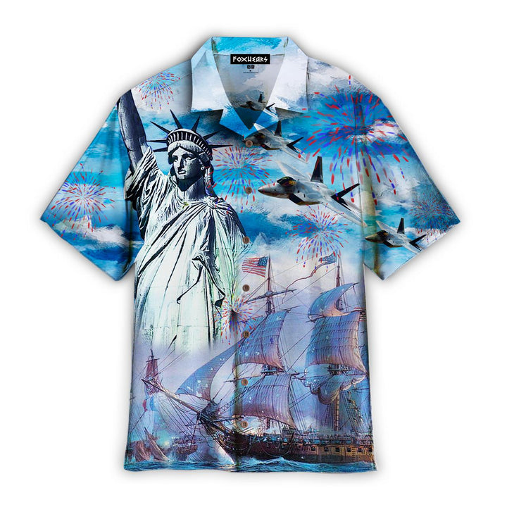 4th July US Independence Day Hawaiian Shirt | For Men & Women | HW2174-BehighStyle