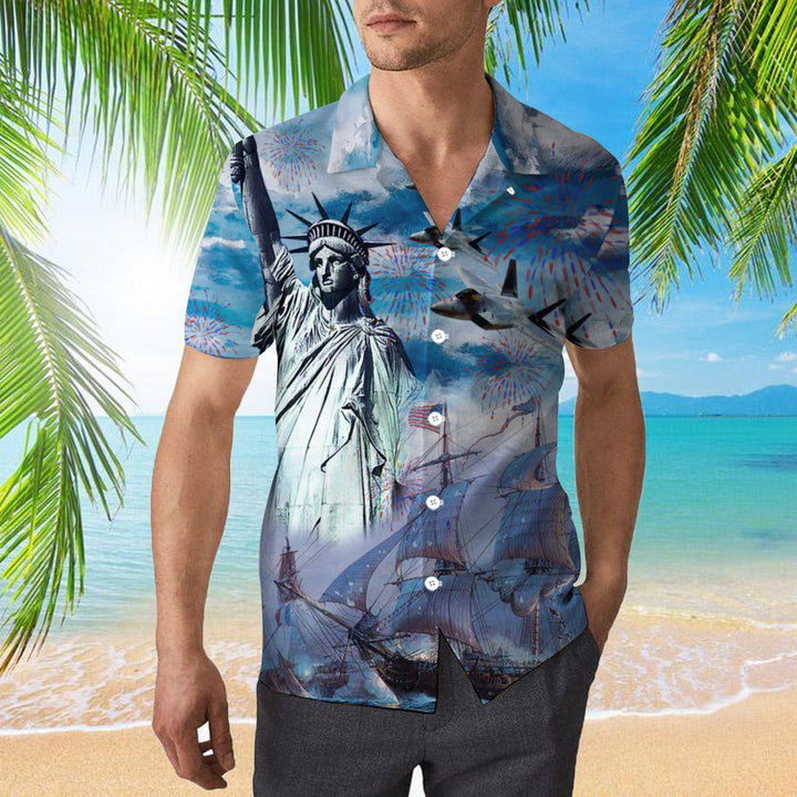 4th July US Independence Day Hawaiian Shirt | For Men & Women | HW2174-BehighStyle