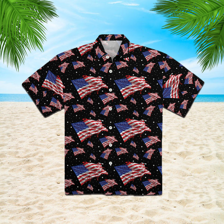 4th Of July American Flag Hawaiian Shirt | For Men & Women | HW808-BehighStyle