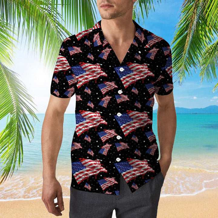 4th Of July American Flag Hawaiian Shirt | For Men & Women | HW808-BehighStyle