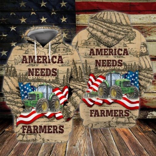 4th Of July American Needs Farmers Tractor 3D All Over Print | For Men & Women | Adult | HP620-BehighStyle