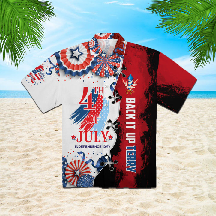 4th Of July Independence Day Back It Up Terry Hawaiian Shirt | For Men & Women | HW1166-BehighStyle