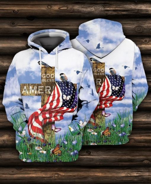 4th Of July Independence Day Memorial Day American Flag God Bless 3D All Over Print | For Men & Women | HT10037-BehighStyle