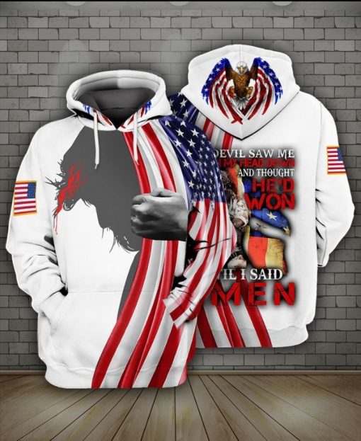 4th Of July Independence Day Memorial Day American Jesus Veteran 3D All Over Print | For Men & Women | HT10039-BehighStyle