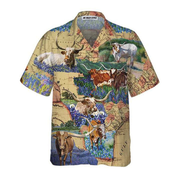 Texas Longhorn Hawaiian Shirt | HW3456