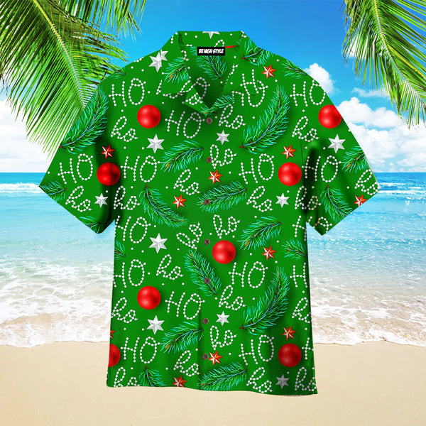 Santa Ho Ho Ho Aloha Hawaiian Shirt | HW3518