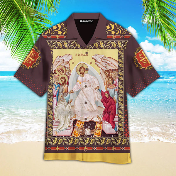 Resurrection of Christ Aloha Hawaiian Shirt | HW3560