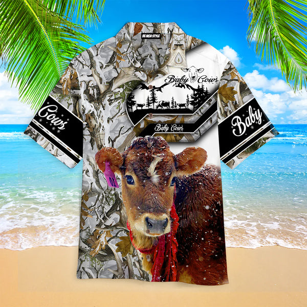 Cow Camouflage Aloha Hawaiian Shirt | HW3532