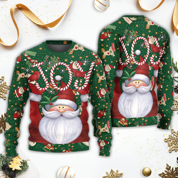 Christmas Santa Claus Lover Joy Ugly Christmas Sweater | Adult | US2577