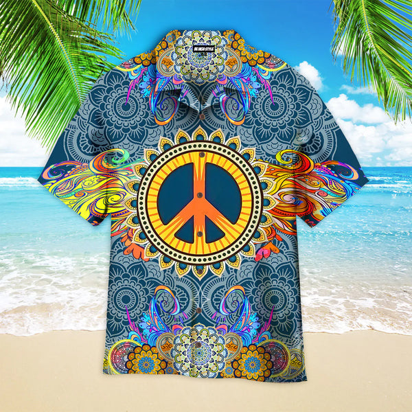 Hippie Mandala Aloha Hawaiian Shirt | HW3529