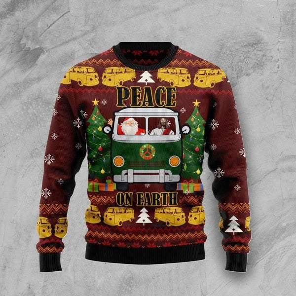 Peace On Earth Ugly Christmas Sweater | Adult | US2656