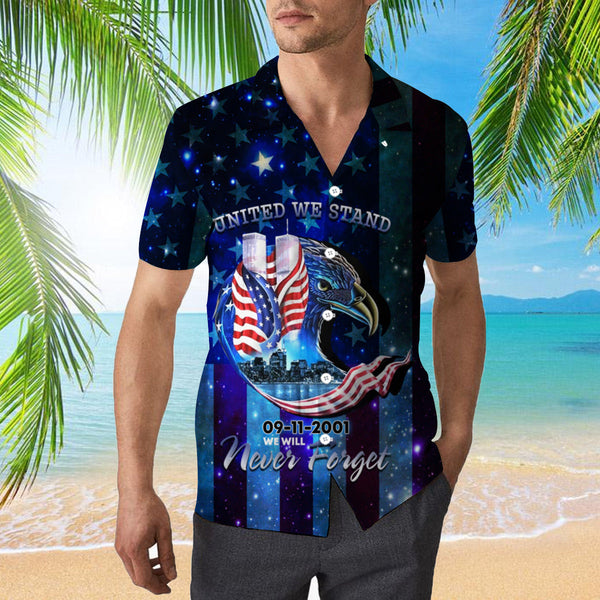 911 Never Forget United We Stand Hawaiian Shirt | For Men & Women | HW816-BehighStyle