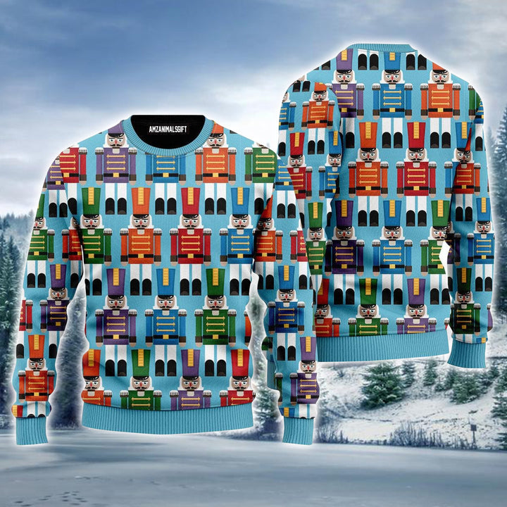 Nutcracker Soldier Ugly Sweater For Men & Women, Perfect Outfit For Christmas New Year Autumn Winter