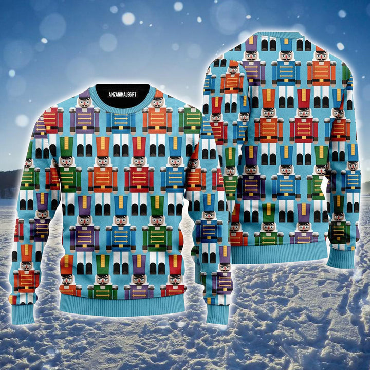 Nutcracker Soldier Ugly Sweater For Men & Women, Perfect Outfit For Christmas New Year Autumn Winter