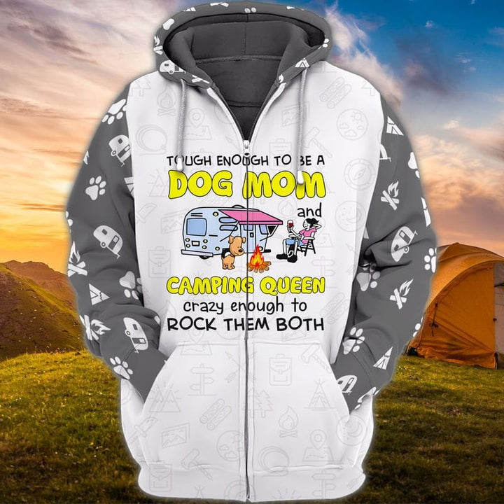 A Dog Mom Camping Queen 3D All Over Print | For Men & Women | Adult | HP1217-BehighStyle