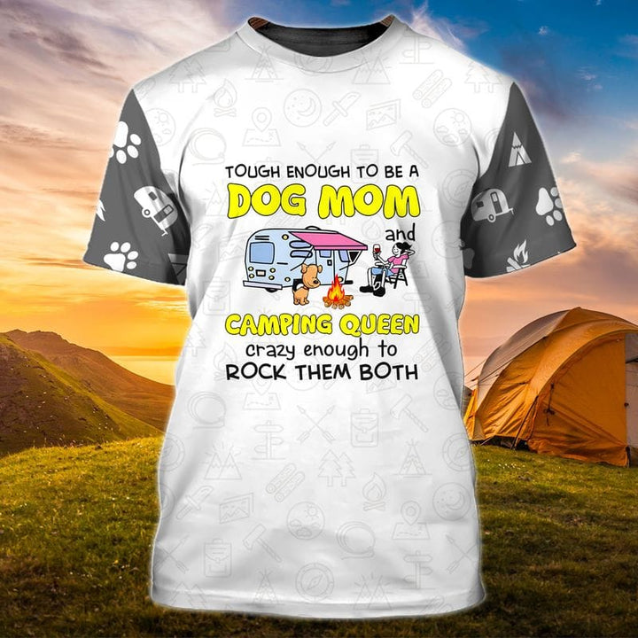 A Dog Mom Camping Queen 3D All Over Print | For Men & Women | Adult | HP1217-BehighStyle