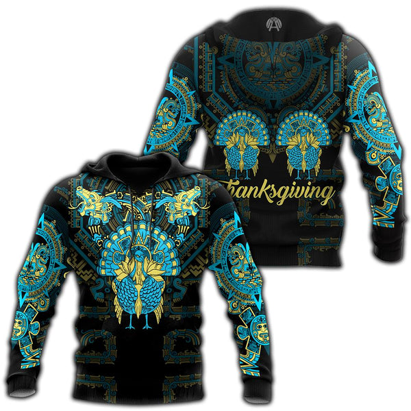 Blue Turkey Thanskgiving 3D All Over Print | Adult | HP3090