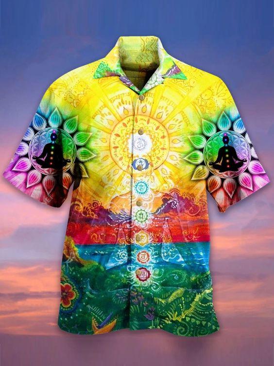 Abstract Vintage Aloha Hawaiian Shirt | For Men & Women | HW906-BehighStyle