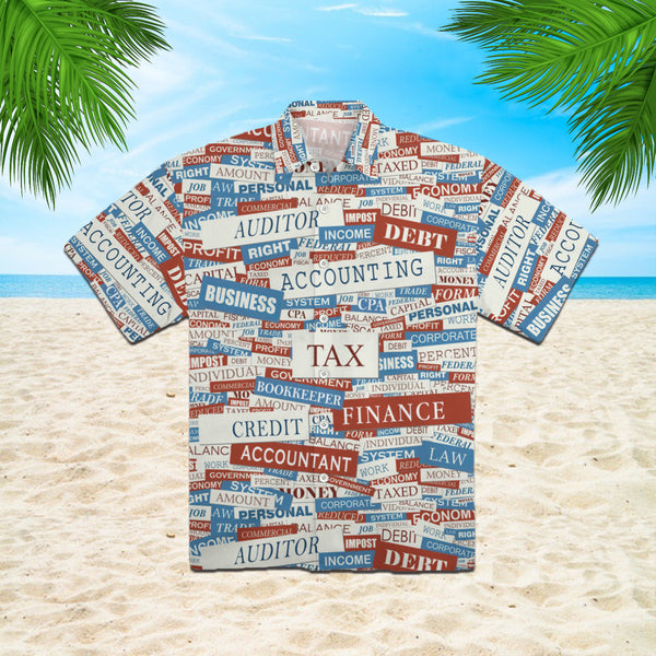 Accounting Text Gift Hawaiian Shirt | For Men & Women | Adult | HW7576