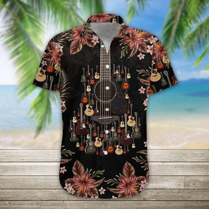 Acoustic Guitar Unisex Hawaiian Shirt | For Men & Women | HW250-BehighStyle