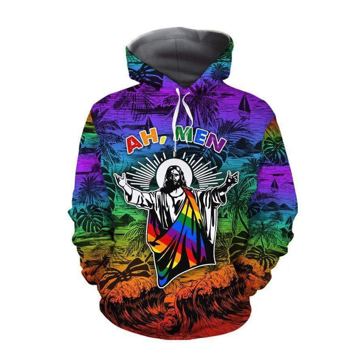 Ah Men Funny Jesus 3D All Over Print | For Men & Women | Adult | HP1518-BehighStyle