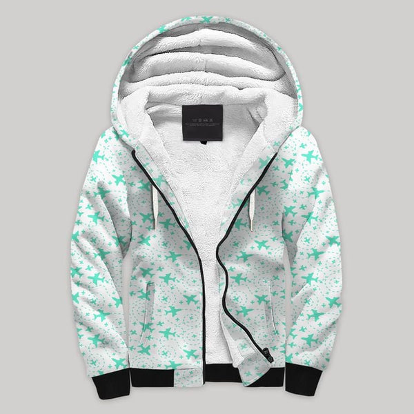 Airplanes Fleece Zip Hoodie All Over Print | FZ795