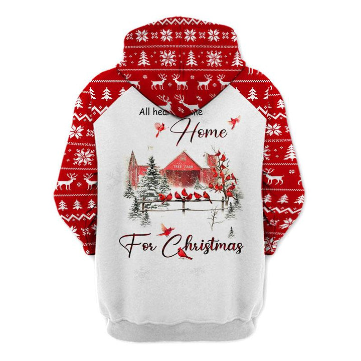 All Hearts Come Home For Christmas 3D All Over Print | For Men & Women | Adult | HO4928-BehighStyle