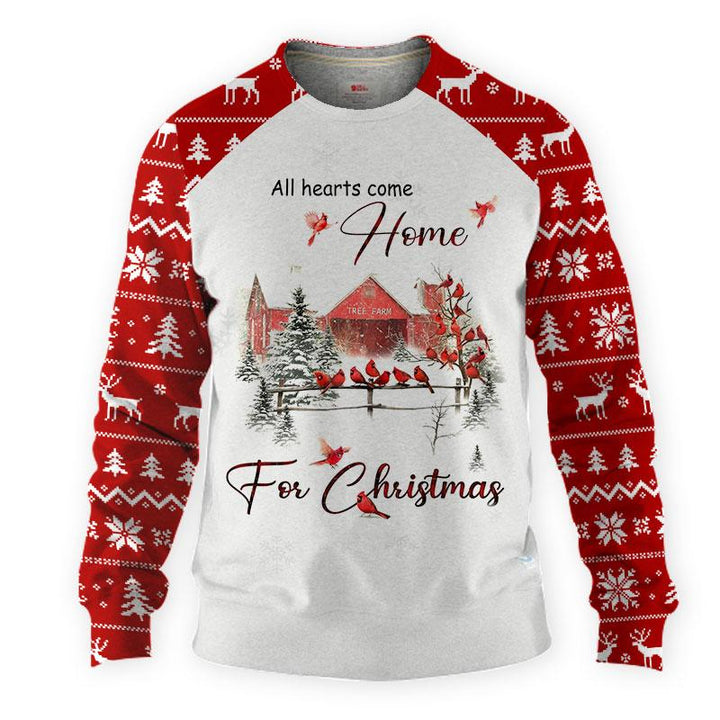 All Hearts Come Home For Christmas 3D All Over Print | For Men & Women | Adult | HO4928-BehighStyle