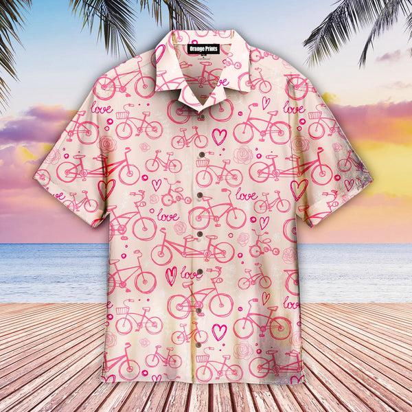 All I Need Is A Pink Bike Hawaiian Shirt | For Men & Women | HW2370-BehighStyle