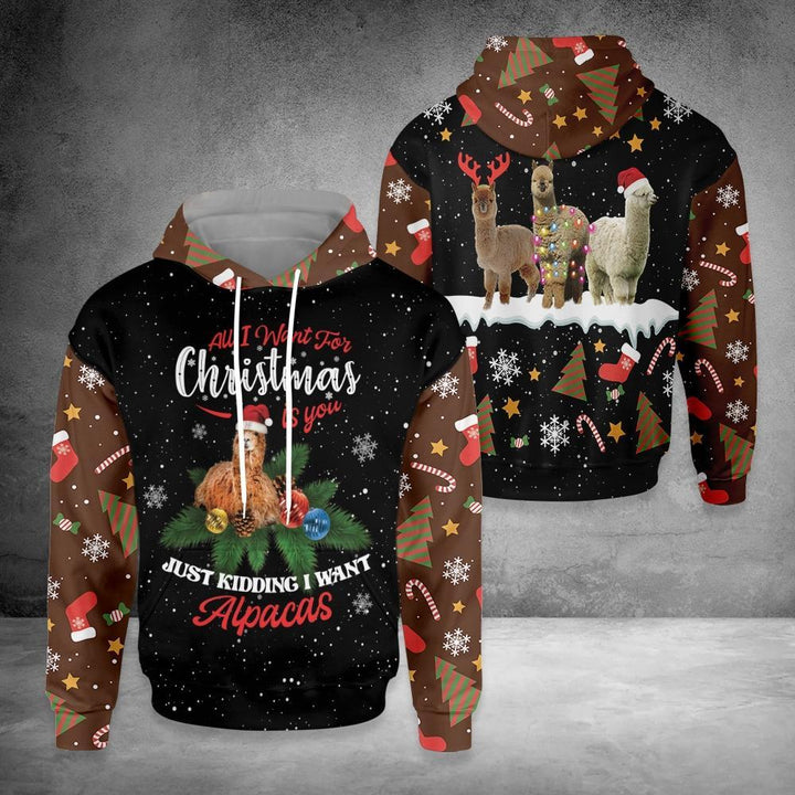 All I Want For Christmas Alpacas 3D All Over Print | For Men & Women | Adult | HO4374-BehighStyle