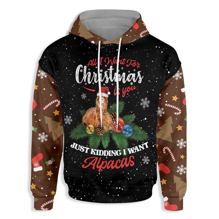 All I Want For Christmas Alpacas 3D All Over Print | For Men & Women | Adult | HO4657-BehighStyle