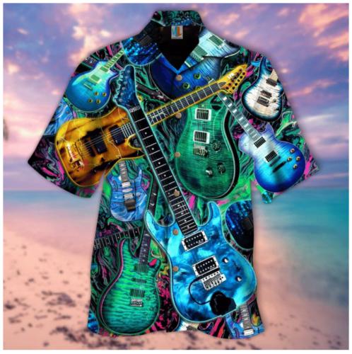 All I Want Is Guitar Hawaiian Shirt | For Men & Women | HW2332-BehighStyle