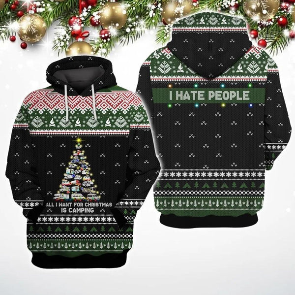 All I Want Ugly Christmas 3D All Over Print | Adult | HP2590