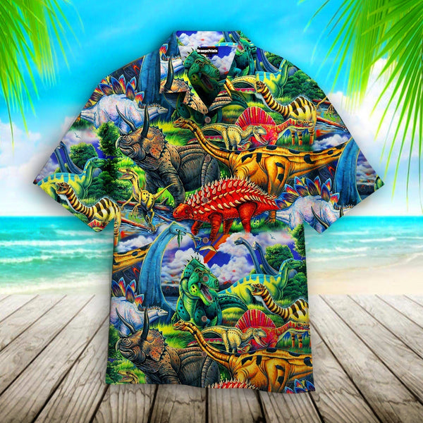 Aloha Dinosaur Hawaiian Shirt | For Men & Women | Adult | HW5915-BehighStyle