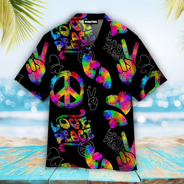 Aloha Hippie Weed Hawaiian Shirt | For Men & Women | Adult | HL1398N-BehighStyle