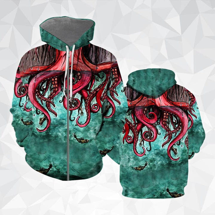 Aloha Octopus 3D All Over Print | For Men & Women | Adult | HP1470-BehighStyle