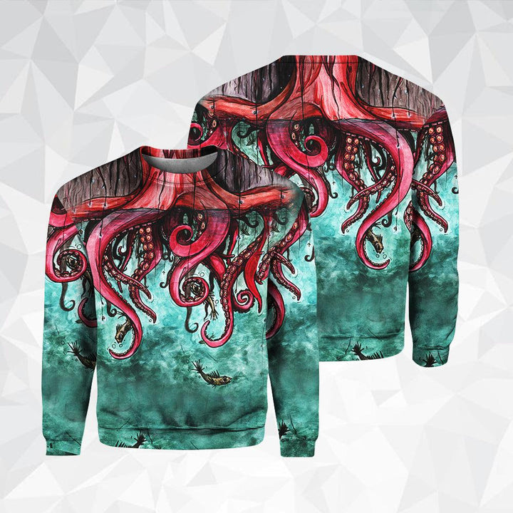 Aloha Octopus 3D All Over Print | For Men & Women | Adult | HP1470-BehighStyle