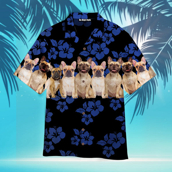 Aloha Shirt Awesome French Bulldog Dog Day Hawaiian Shirt  | For Men & Women | HW1217