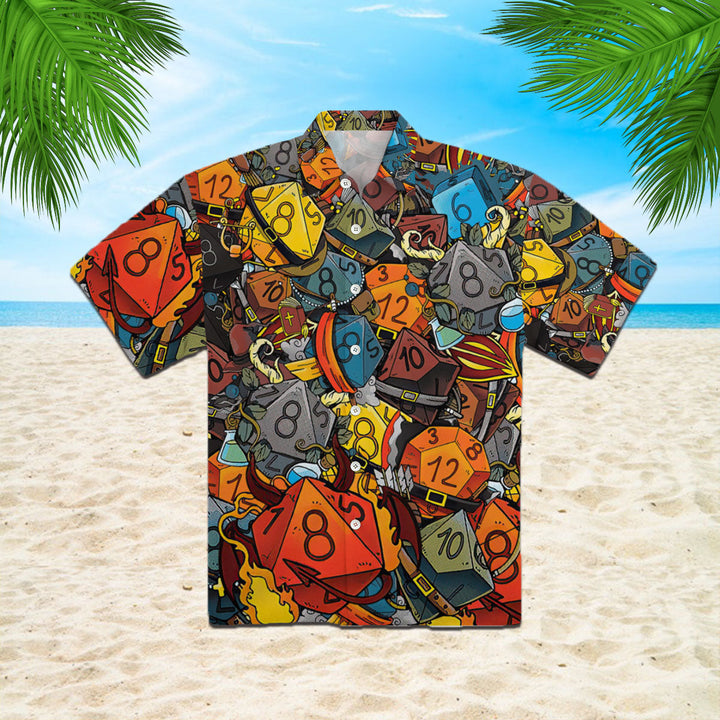 Aloha Shirts Dice Luck Is In Small Things Hawaiian Shirt | For Men & Women | HW1825-BehighStyle