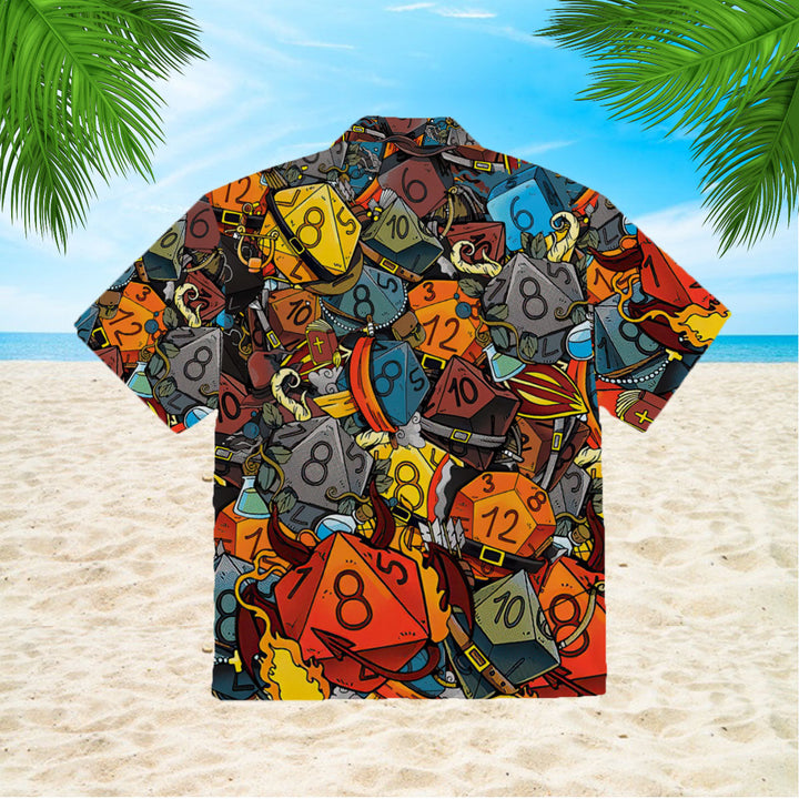 Aloha Shirts Dice Luck Is In Small Things Hawaiian Shirt | For Men & Women | HW1825-BehighStyle