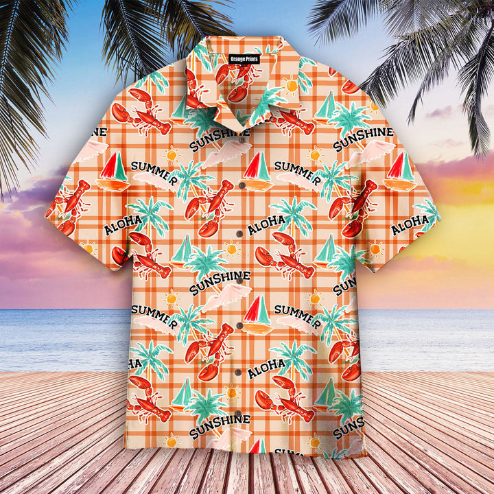 Aloha Summer Lobster To Sunshine Hawaiian Shirt | For Men & Women | HW2254-BehighStyle