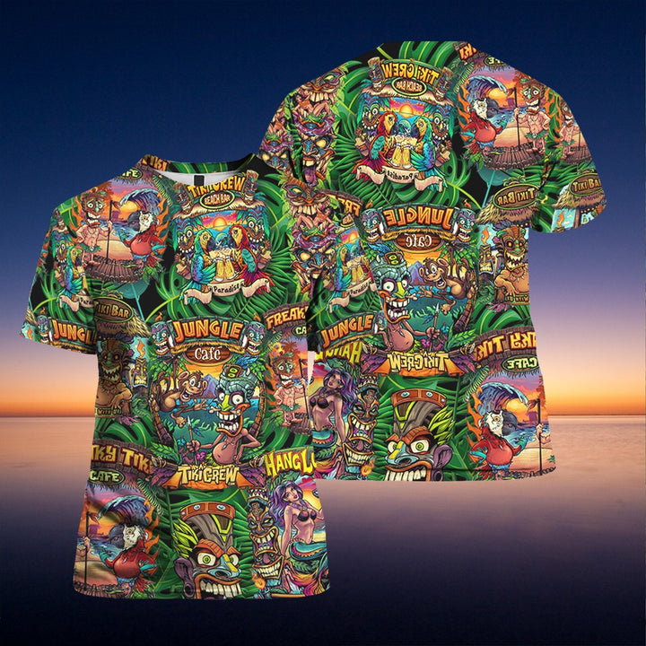 Aloha Tiki Tiki 3D All Over Print | For Men & Women | Adult | HP1708-BehighStyle