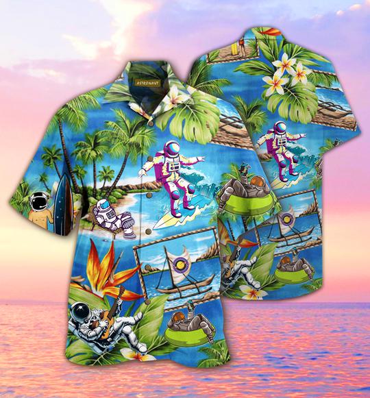 Amazing Astronaut Hawaiian Shirt | For Men & Women | HW2362-BehighStyle